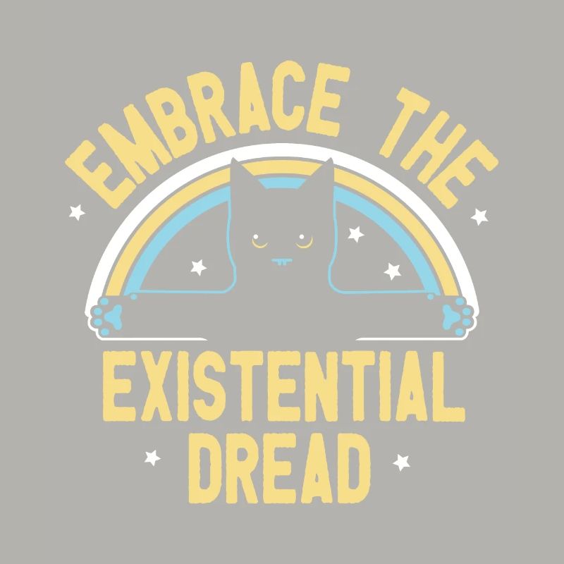 Umarme die Existential Dread Cat - liebe Katzen
