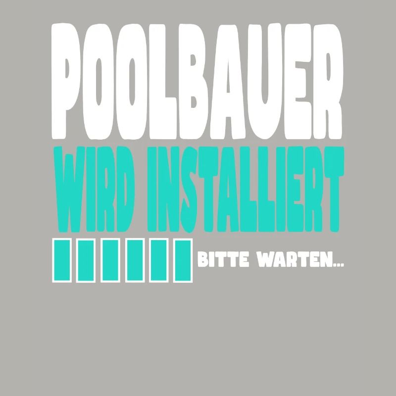 Poolbauer wird installiert