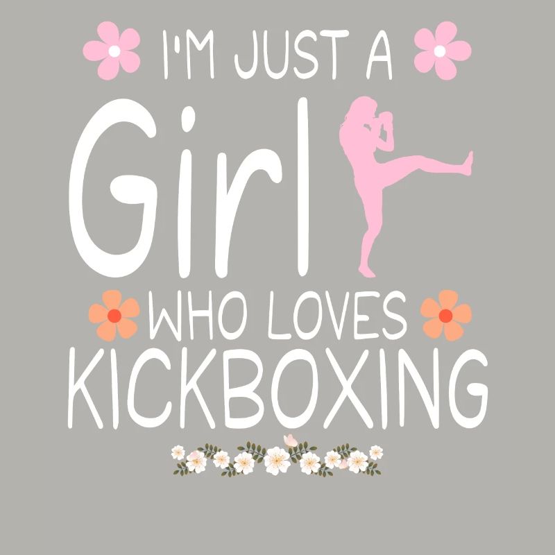 Ich bin nur ein Mädchen, das Kickboxen liebt