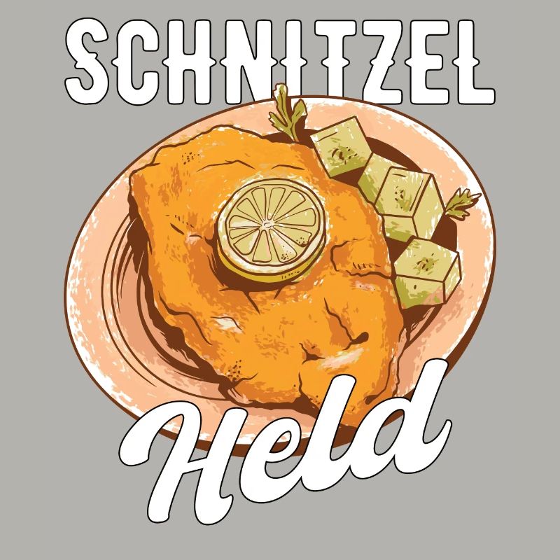 Schnitzel Held Fleisch Geschenk