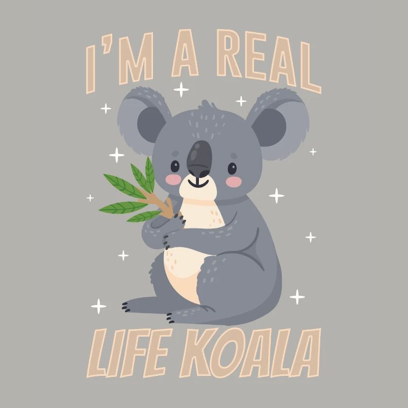 Ich Bin Ein Echter Koala Süß Tier Koalas Koalabär