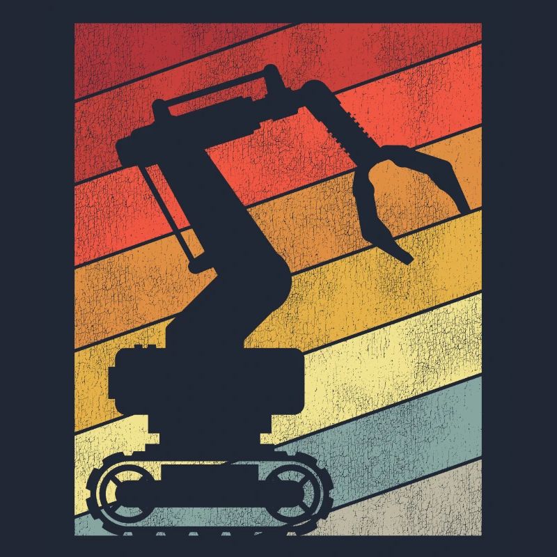 Robot Robotics Engineer Retro