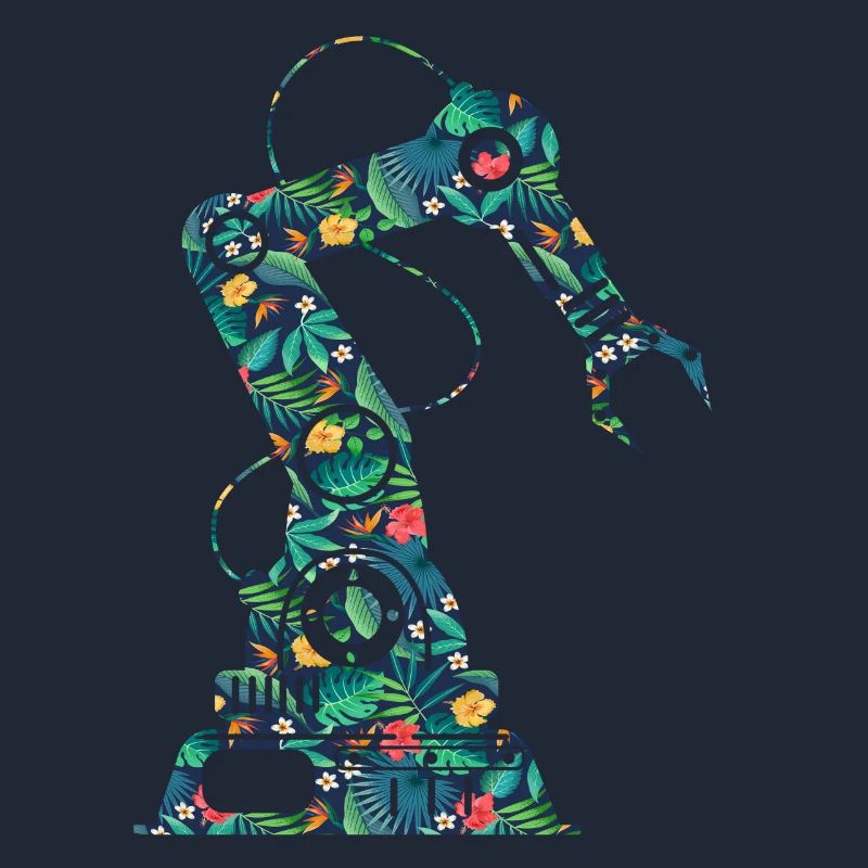 Robot Robotics Engineer Flower