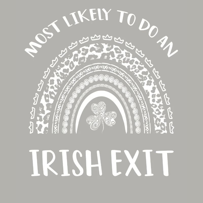 Irish Exit Saint Patrick's Day Rainbow Gift