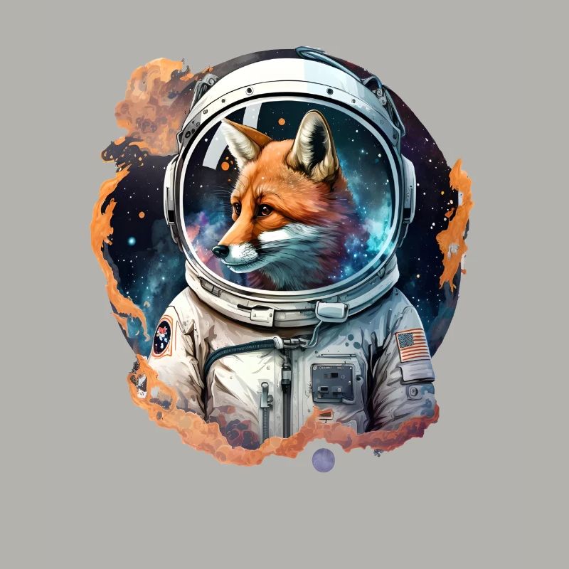 Astronaute Fox dans l’espace