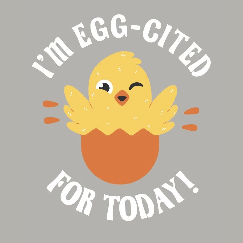 Egg-cited hatching chick