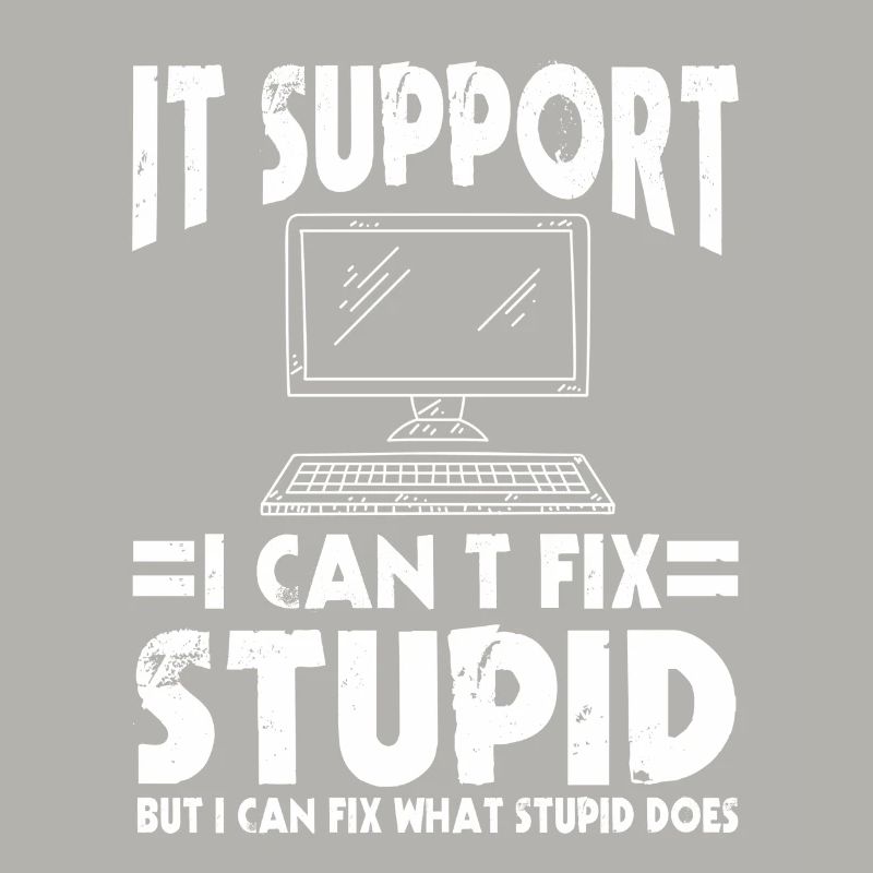 Ironic IT Support Computer Gift
