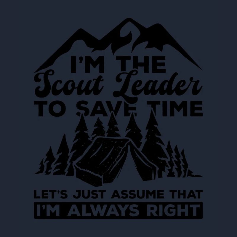 Scout Leader Design Für Einen Scoutmaster Oder