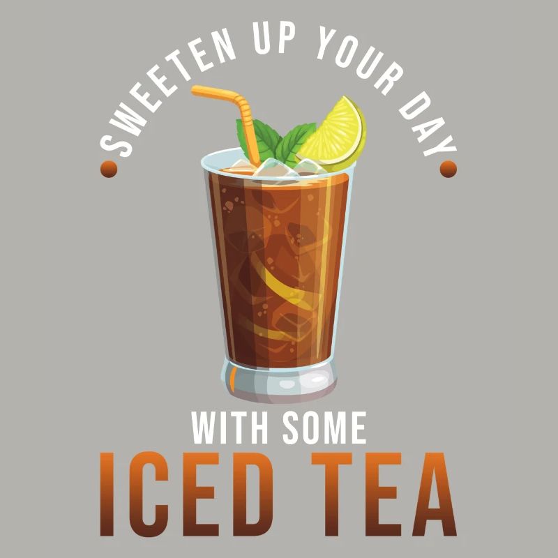 Iced Tea Drink Design Keep Calm and Iced Tea