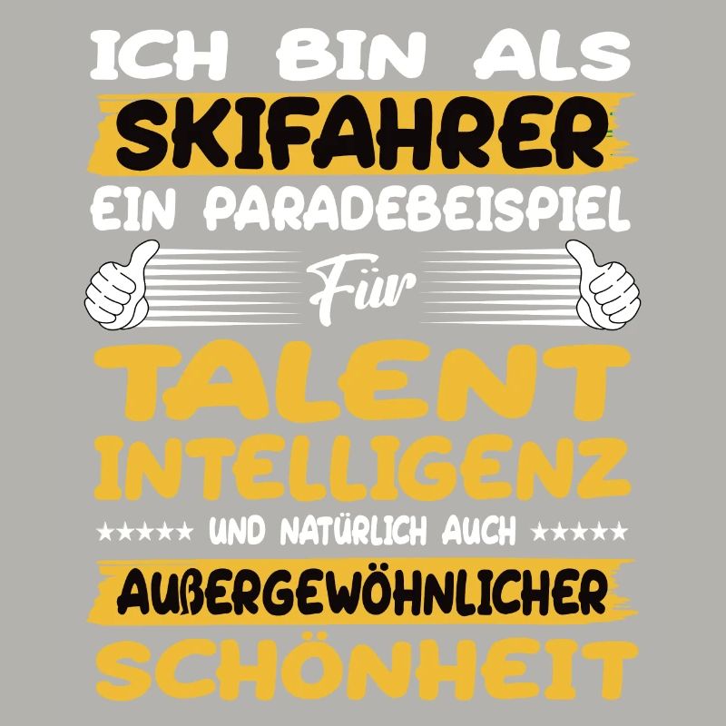 Skifahrer ein Paradebeispiel Ski