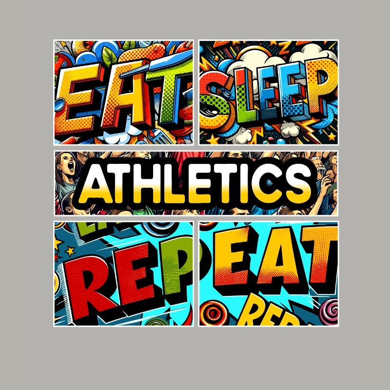 Manger dormir Athlétisme répéter