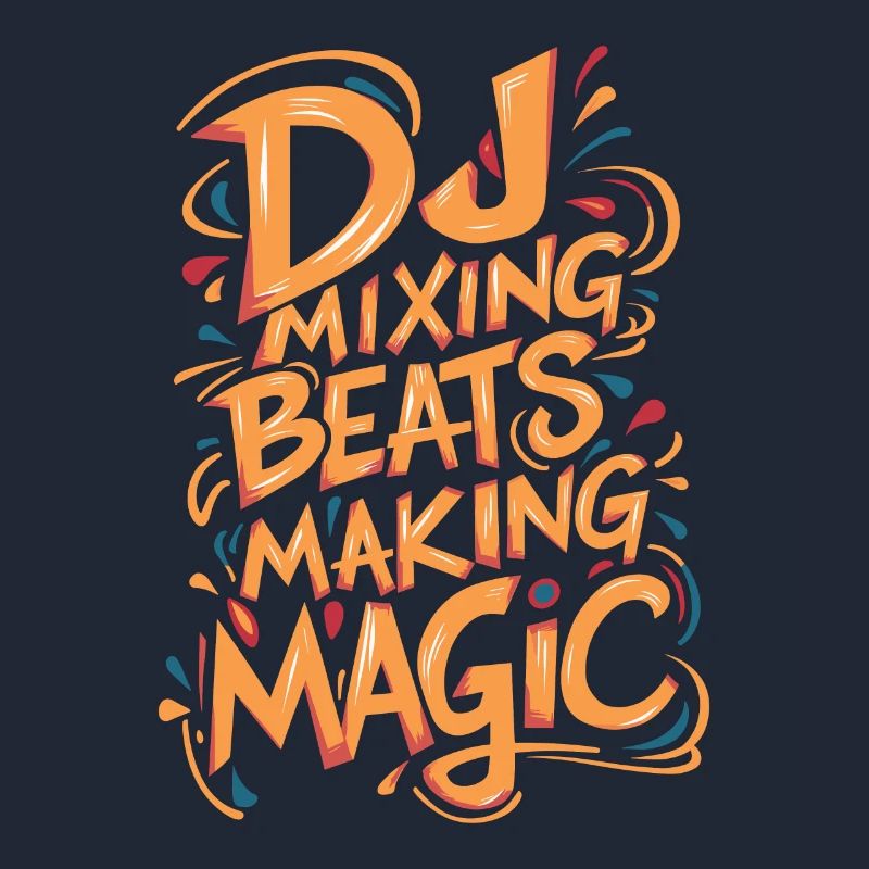 DJ Mixing Beats Making Magic