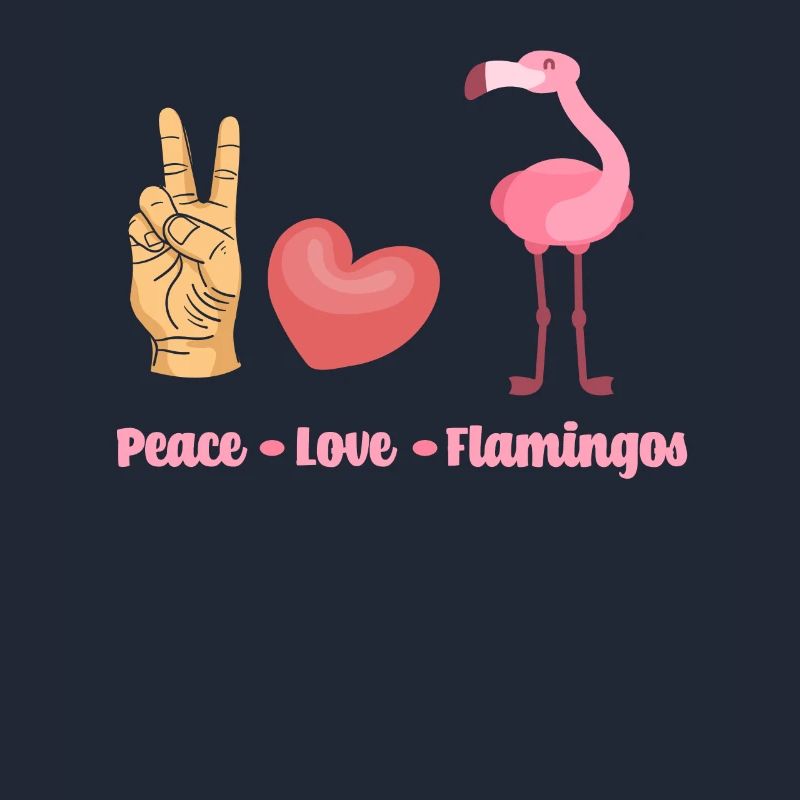 Flamingo Friede Liebe
