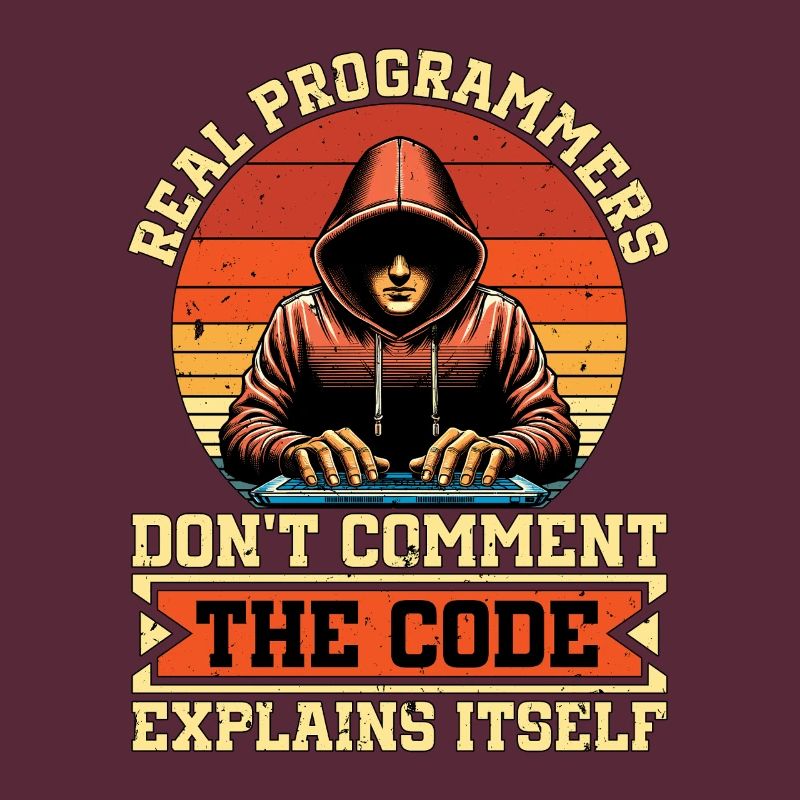 Codeur Les vrais programmeurs ne commentent pas le développeur Web