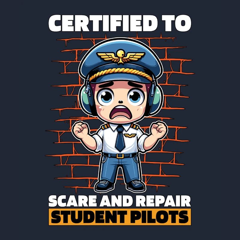 Flight Instructor Certified To Scare Pilot School