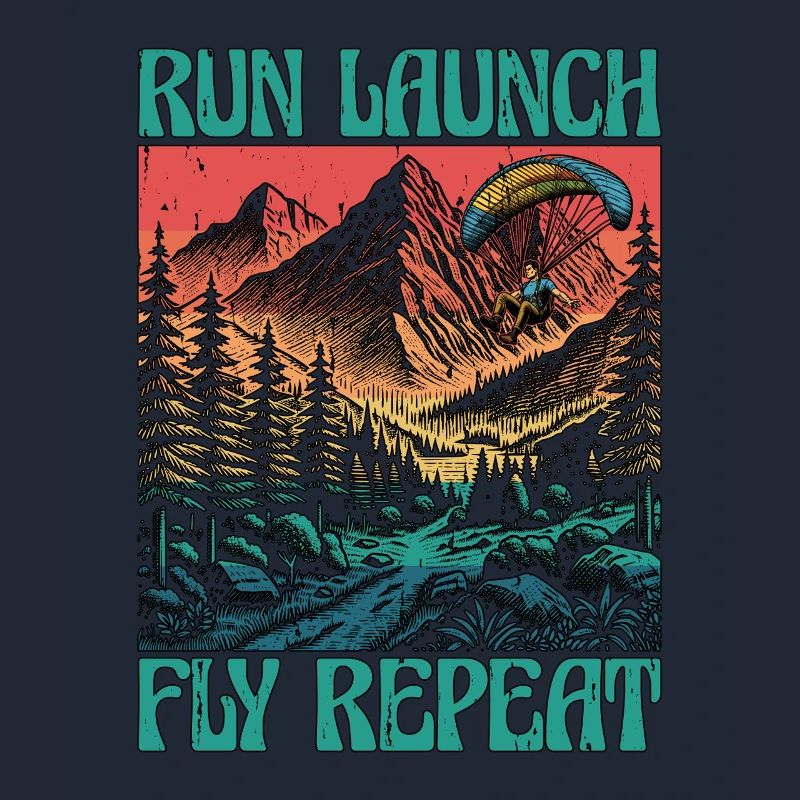Paragliding Run Launch Fly Repeat Paramotoring