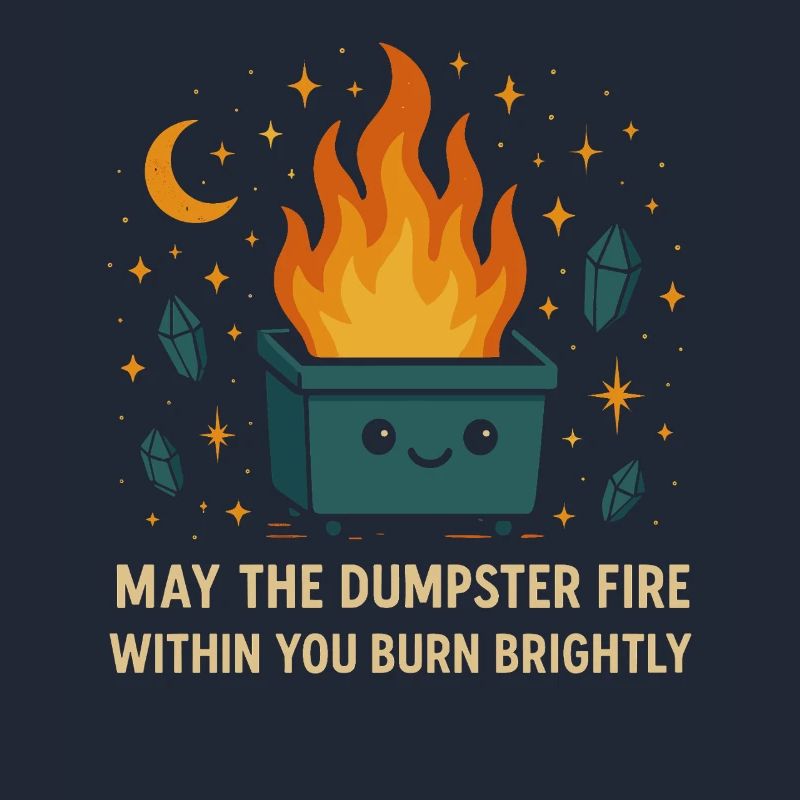 Dumpster Fire Funny