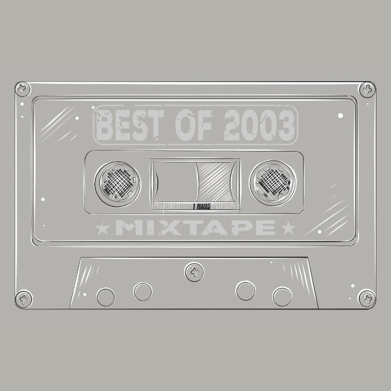 2003 Geburtstag Mixtape Kassette Retro