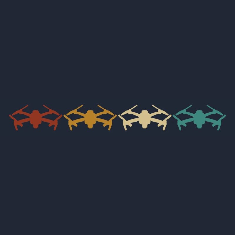 Rétro Drones Drone Drones Quadcopter