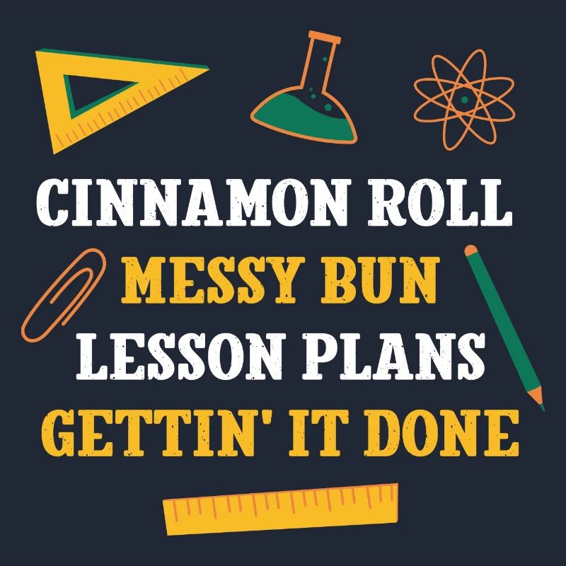 Cinnamon Roll Messy Bun Lesson Plans Funny