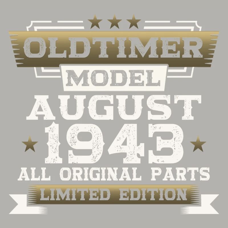 80e anniversaire Man Oldtimer Août 1943