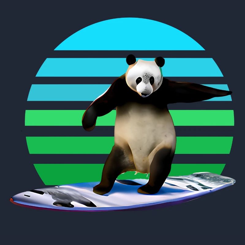Panda Surfer