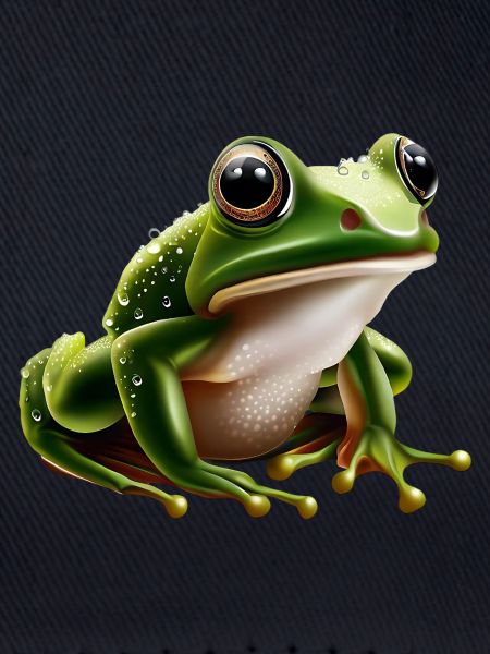 Regenfrosch Wassertropfen Frosch