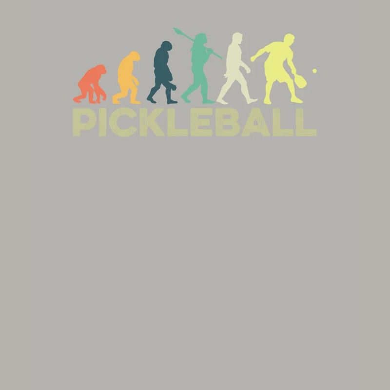 Drôle d’évolution Paddle Pickleball Player Dink Fun