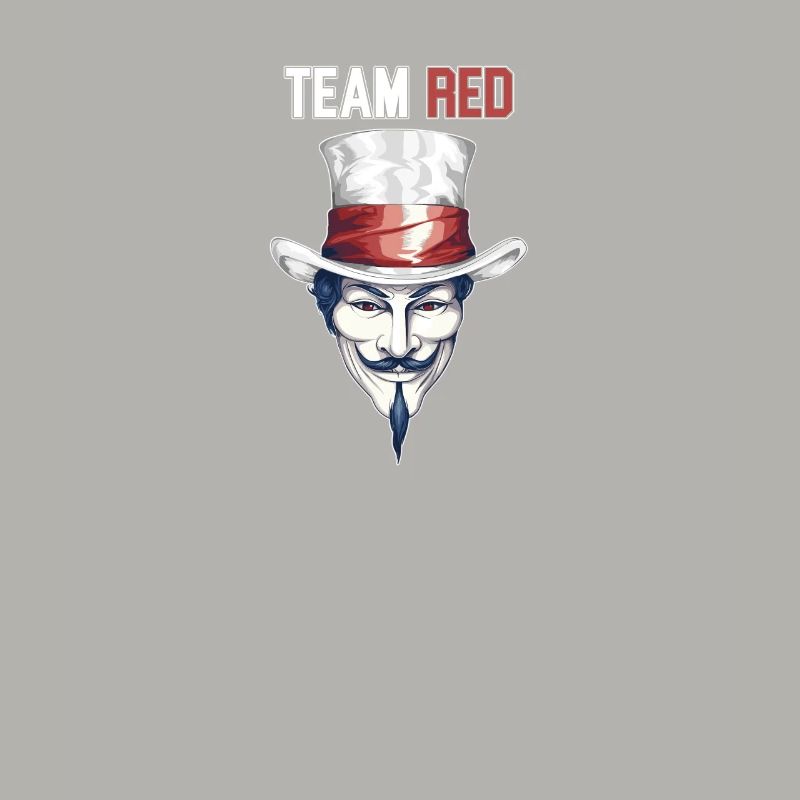 White Hat Pride: Team Red Hackathon Emblem