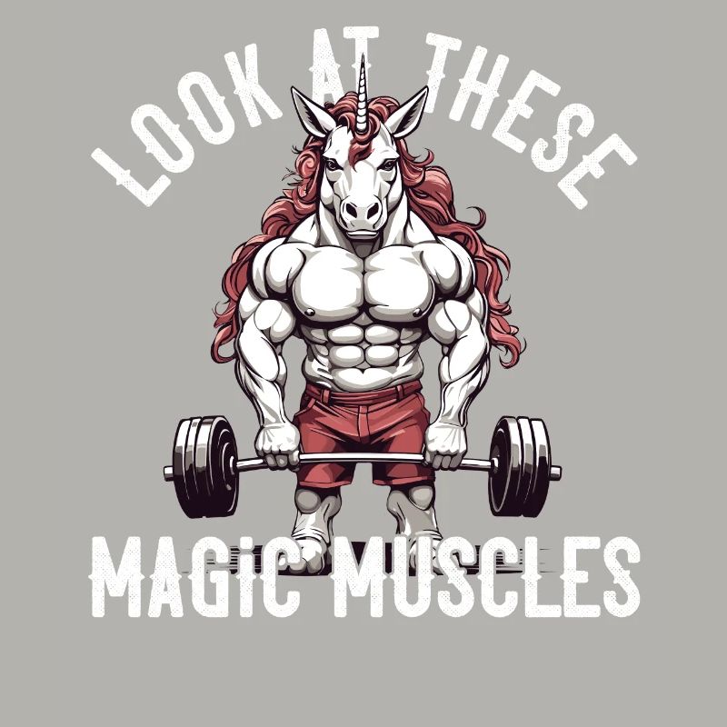 Magic Muscles Einhorn Powerlifting Fun