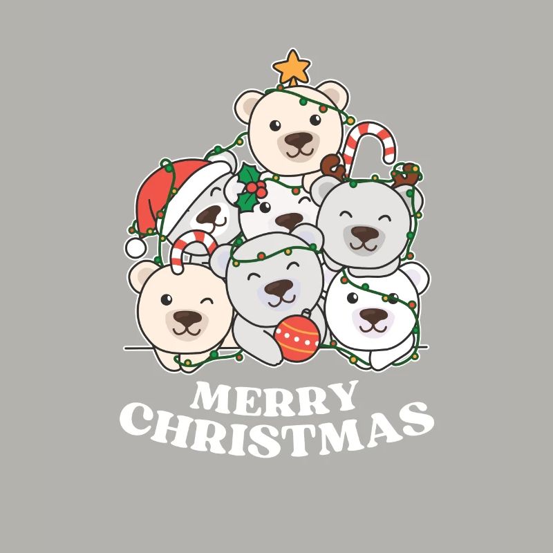 Frohe Weihnachten Eisbär Heiligabend Eisbären