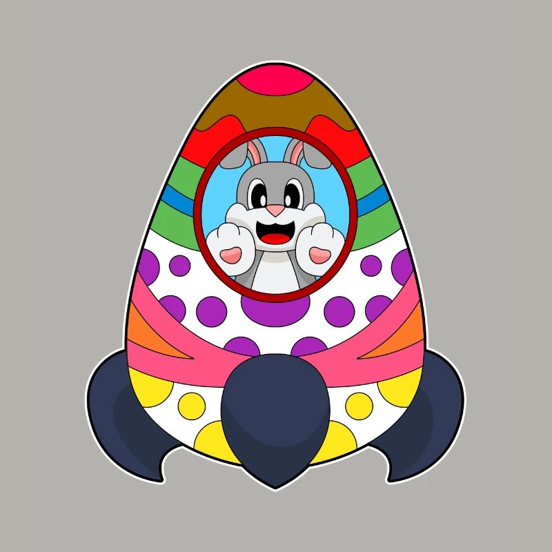 Rabbit Easter Rocket
