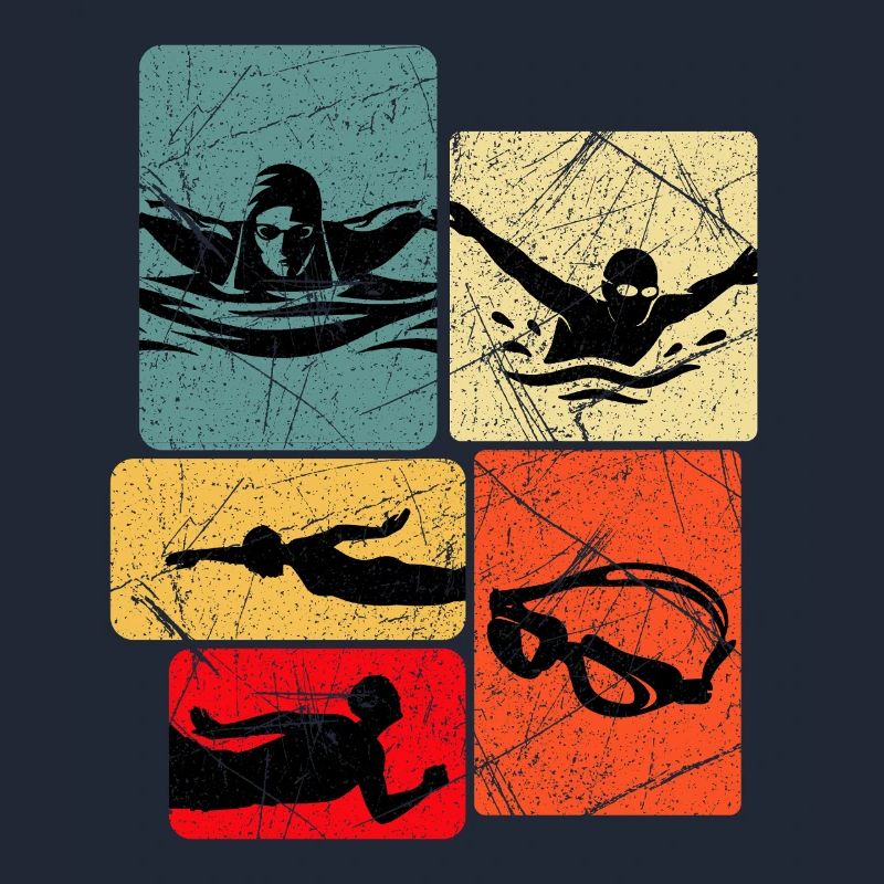 Vintage Float Silhouettes Pattern