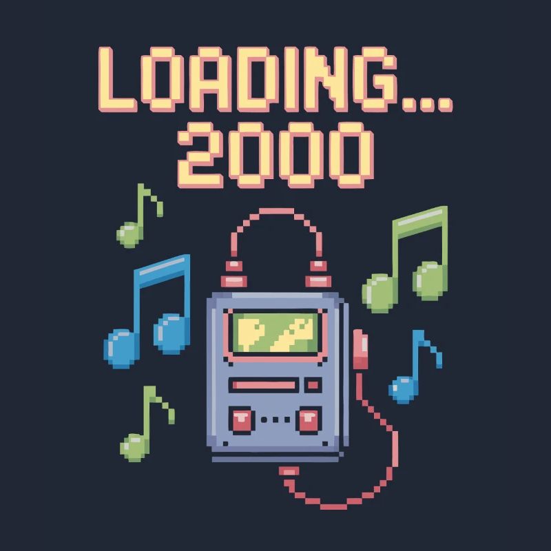 Retro Pixel Design – Loading 2000