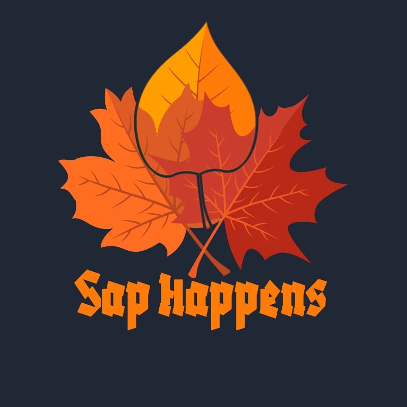 Maple Syrup Tree Tapping Funny Autumn Pancake