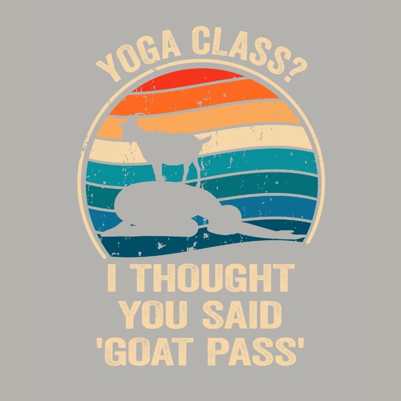 Yogastunde oder Ziegenpass