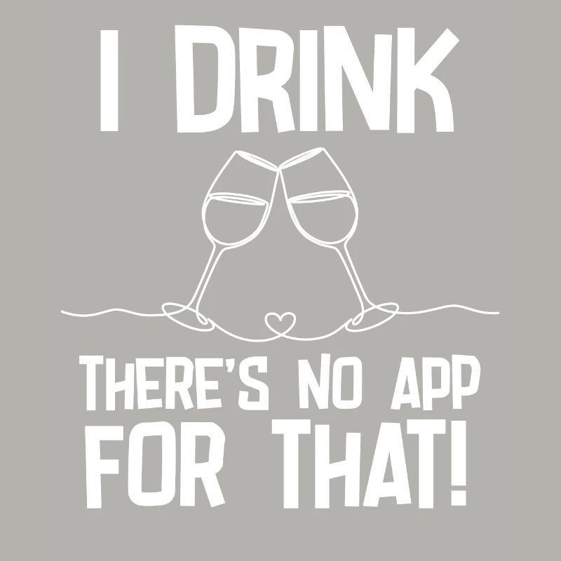 Vin je bois il n’y a pas d’application pour ça