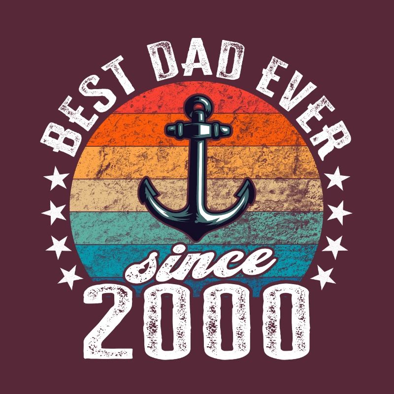 Bester Papa der Welt seit 2000 Anker