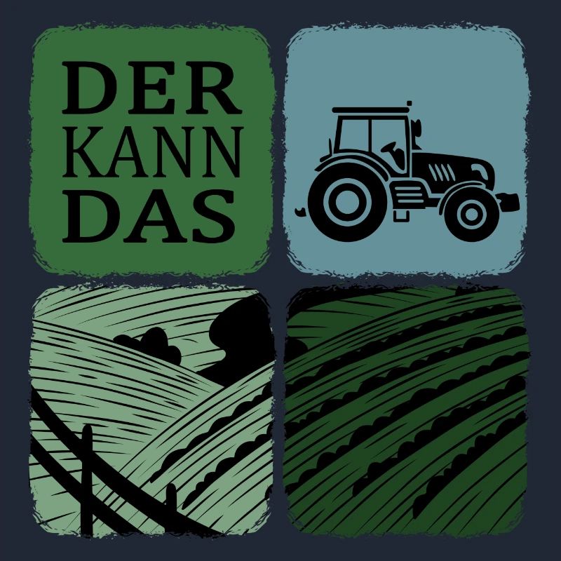 Traktorfahrer Traktor kann das Erntezeit