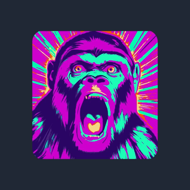 Explore the Abstract Monkey World