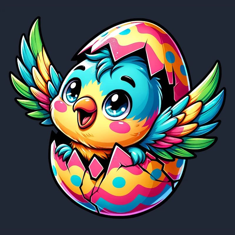 Easter Parrot Hatches from Egg