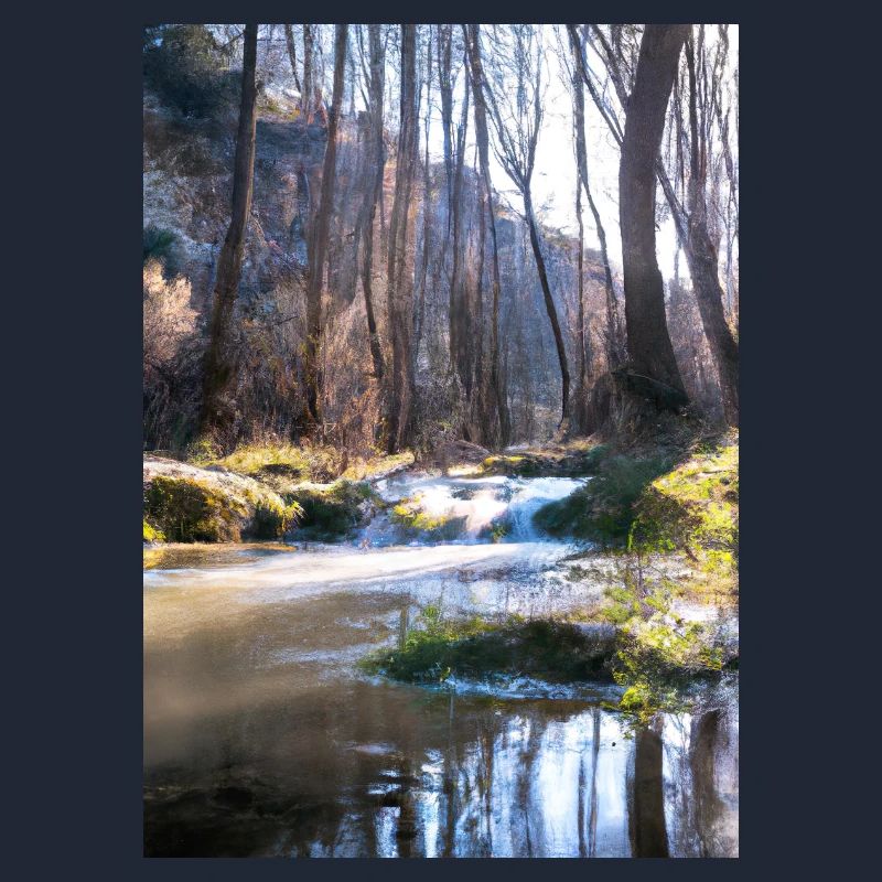 Forest River Wasserfall
