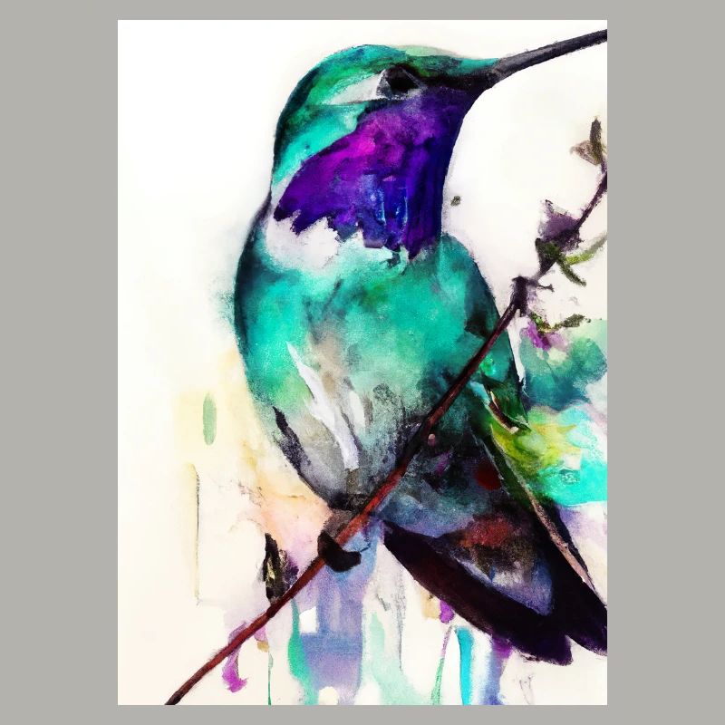 Bunter Vogel