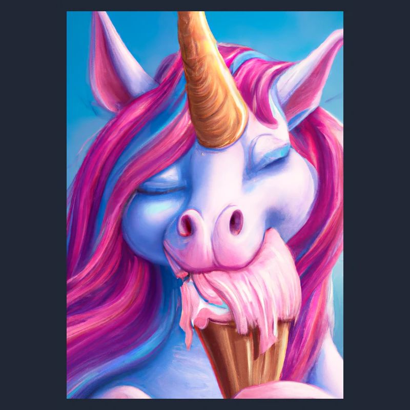 Eiscreme Einhorn