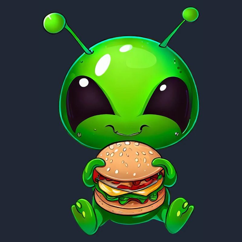 Hungry Alien: Dévoreur de cheeseburger