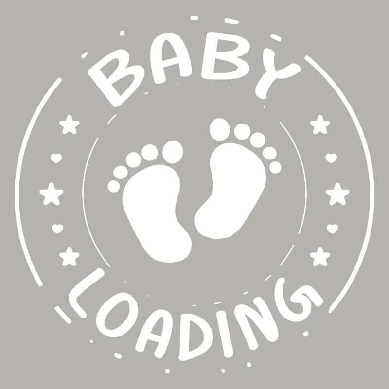 Baby loading Mama Schwanger Mutter Papa Geschenk