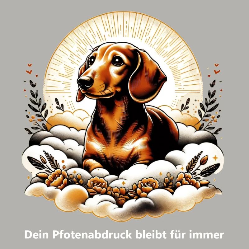 Dachshund coping with grief
