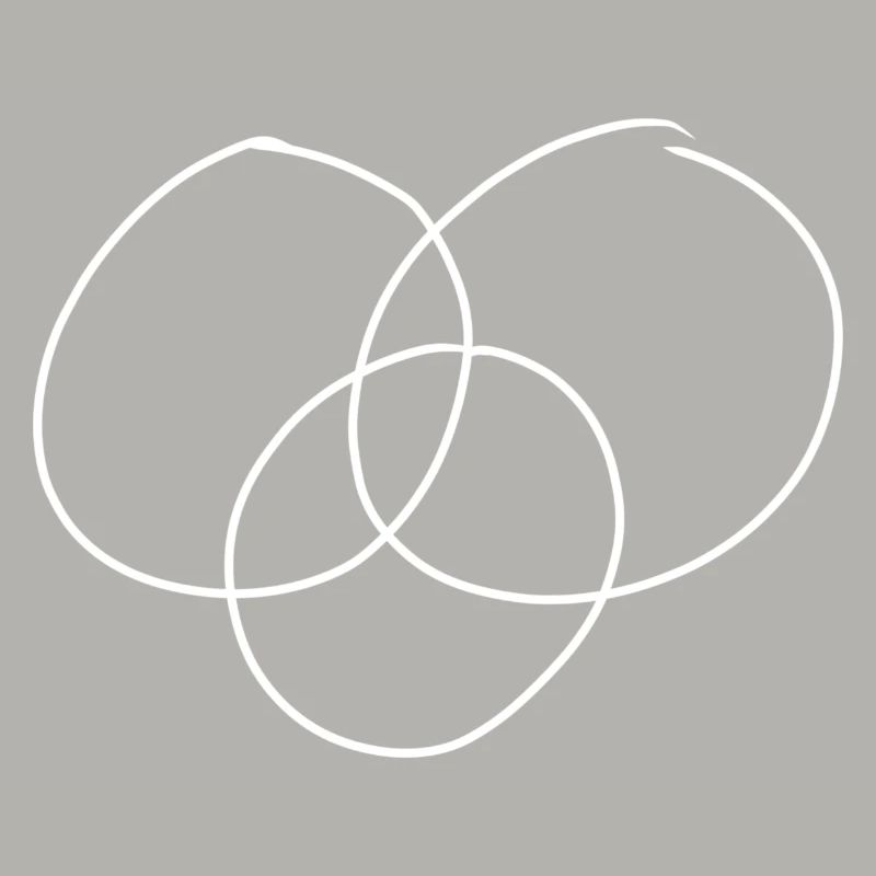 three circles form a circle