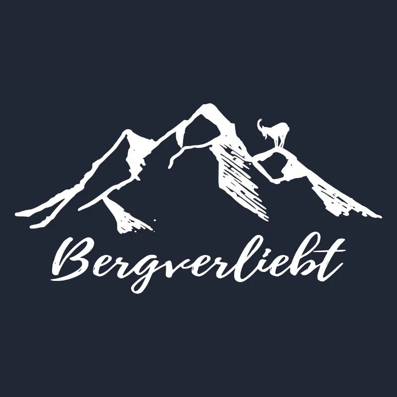 Berg mit Steinbock