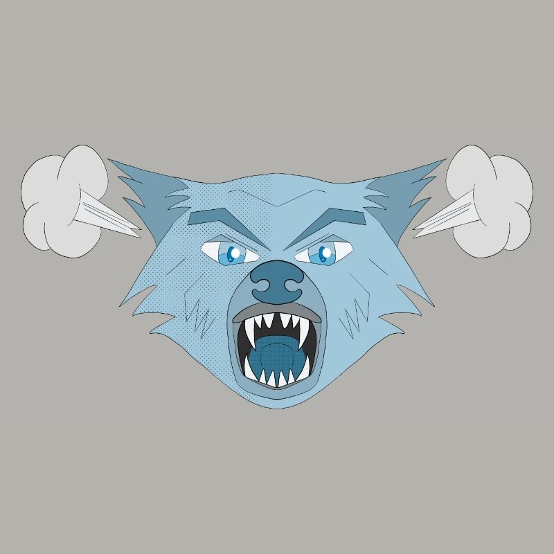 Wütender Wolf